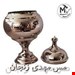  آجیل خوری مسی فضلی زنجان مدل خمره ای  روکش کروم  ابعاد۱۶x۱۶x۳۲ سانتی‌متروزن۶۷۰ گرممحل تولیدزنجاننوع پرداختچکش‌کاریرنگ داخلیسفید شده با قلع