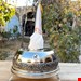 جادستمالی مسی کروم گلدار گرد