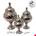  شکلات خوری مسی فضلی زنجان طرح خمره ای کروم3سایز مختلف  سایز 1 مناسب قندان   سایز 2 مناسب شکلات  سایز 3 مناسب اجیل 