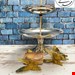   شیرینی  خوری دو طبقه کروم زنجان تهیه شده از بهترین نوع شمش مسی 