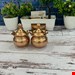 قندان مسی نقلی چکشی بسته 2عددی