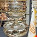 ست پذیرایی مسی گلبرگ نقره ای 