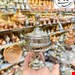 قندان مسی پیچی کروم 