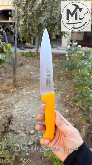 چاقو زنجان حیدری دسته زرد سایز 3