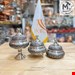 قندان گلبرگ مسی کروم صفینه ای 3سایز 