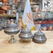 قندان گلبرگ مسی کروم صفینه بدون پایه 