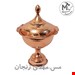 شکلات خوری مسی طرح لاله چکشی