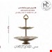 شیرینی خوری مسی دوطبقه مسی کروم زنجان