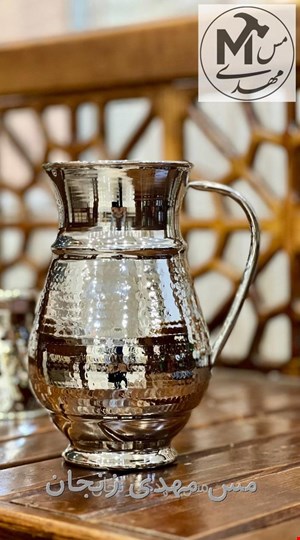 پارچ مسی چکشی کروم 