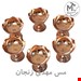 بستنی خوری مسی مدل ماهور زنجان کد PM-6 بسته 6 عددی
