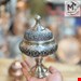 قندان گلبرگ مسی کروم صفینه تک پایه 
