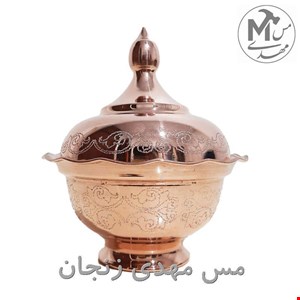 قندان مسی چکشی