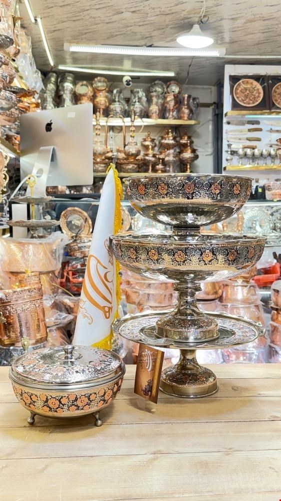   ست پذیرایی الماس شکوفه 3 پایه دار