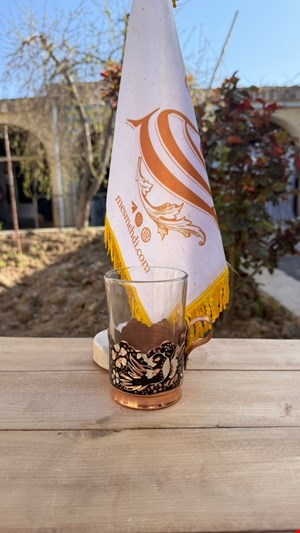 لیوان مسی گل بلبل