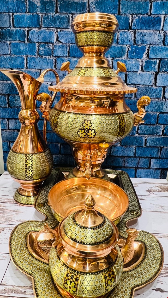 سماور مسی خاتم 