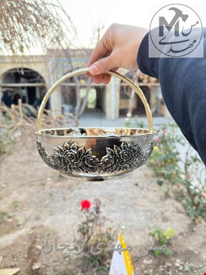 سبد مسی کروم بزرگ رز سلطنتی