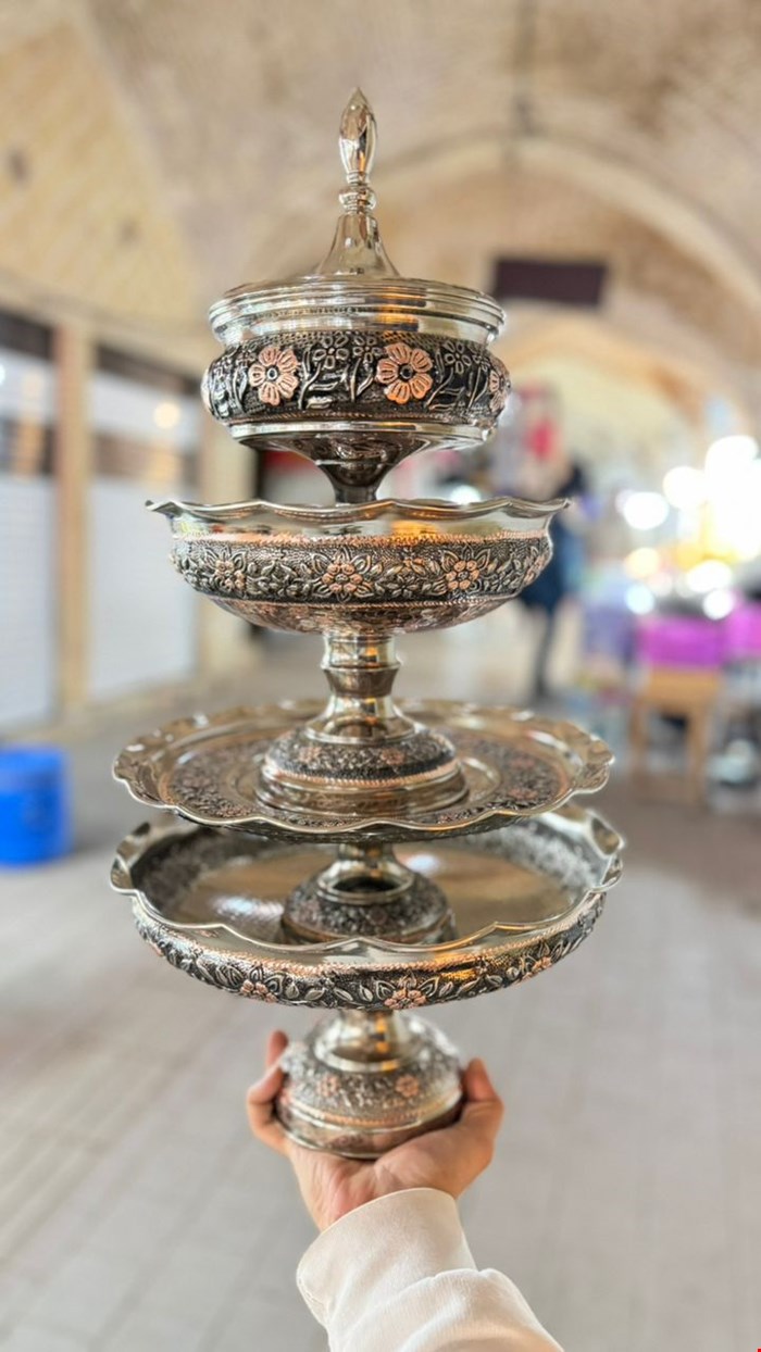 ست پذیرایی مسی  الماسی فوق ضخیم 
