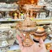 قندان مسی گلبرگی پایه دار نانو