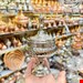قندان مسی پیچی کروم 