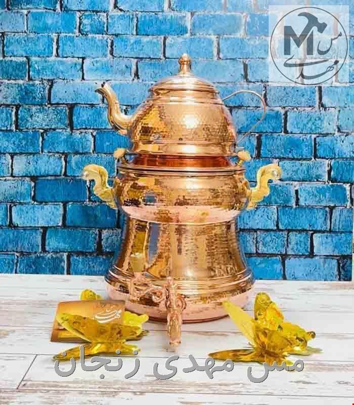 کتري و قوری مسی ست زنجان