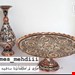 گلدان و شیرینی خوری مسی 
